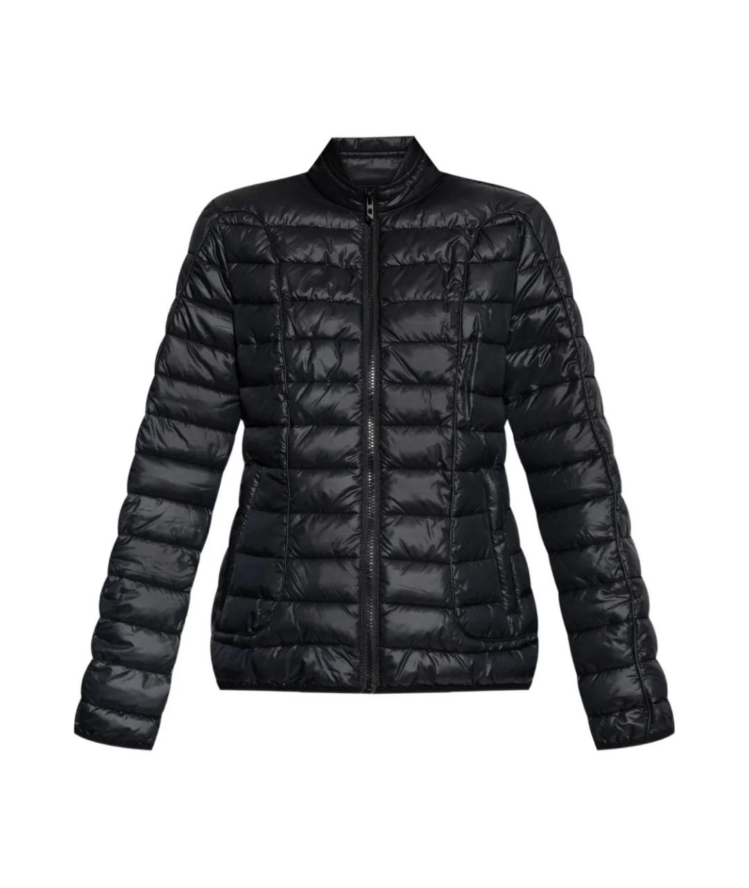 DIESEL Черная полиэстеровая куртка, фото 1