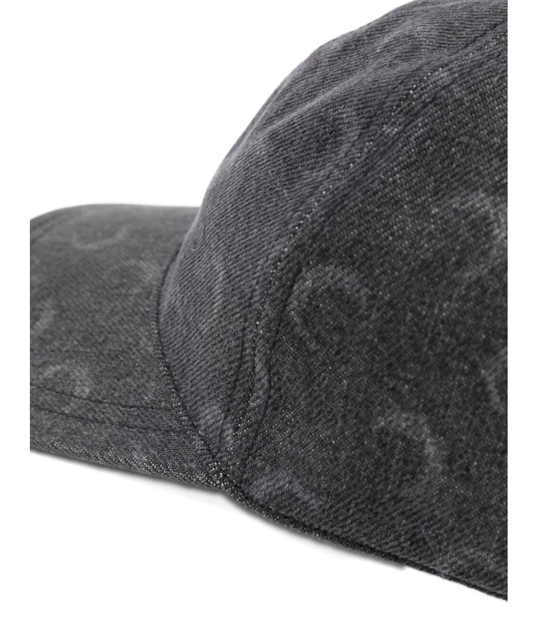 MARINE SERRE Серая хлопковая кепка, фото 2