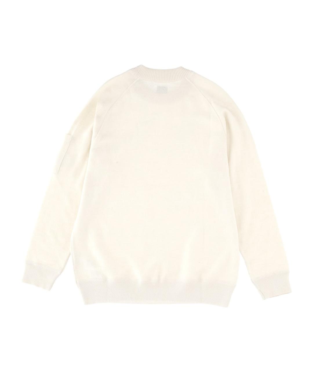 CP COMPANY Белый шерстяной джемпер / свитер, фото 2