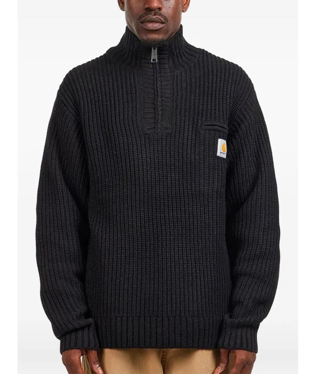 CARHARTT WIP Черный шерстяной джемпер / свитер, фото 2