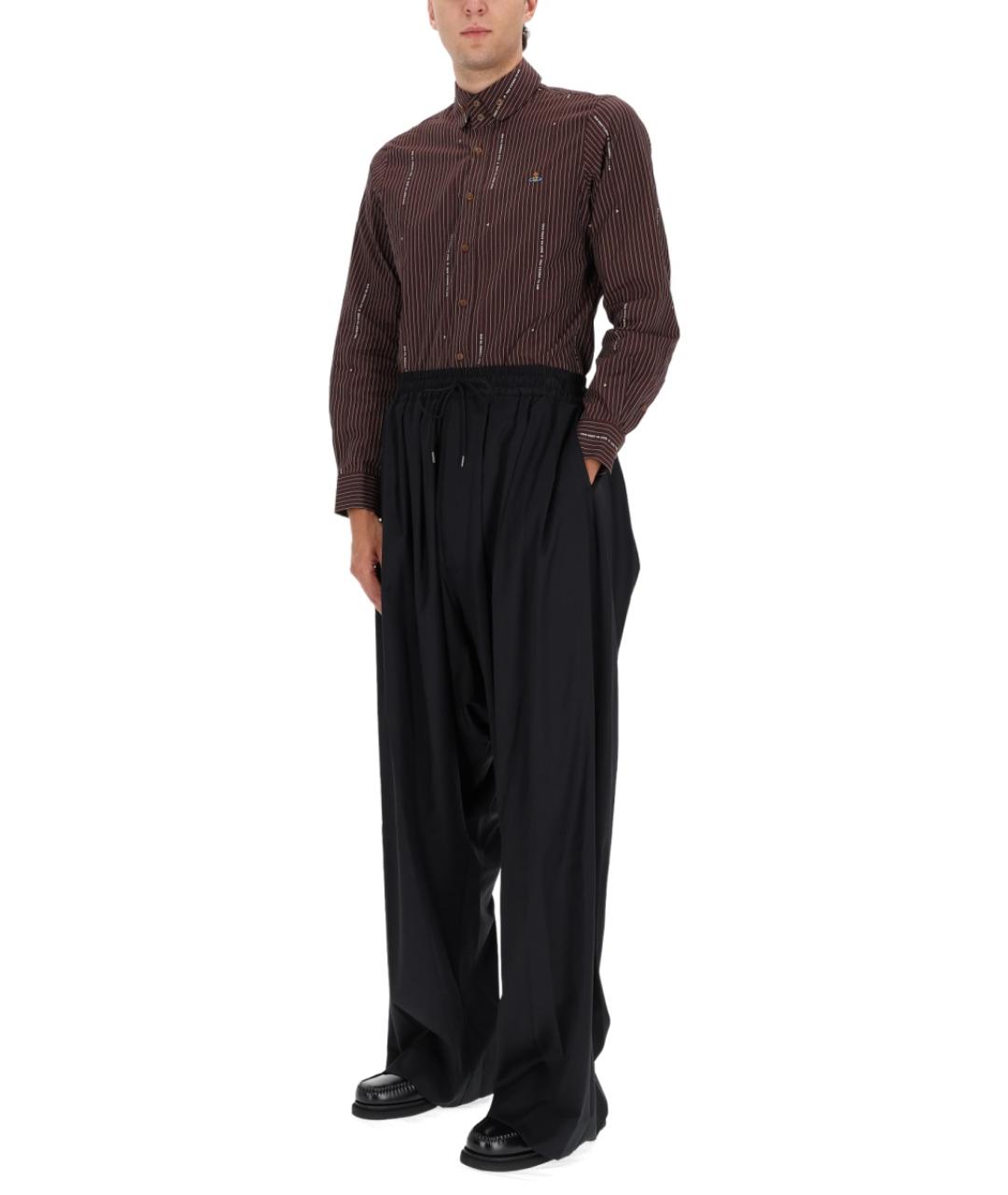 VIVIENNE WESTWOOD Бордовая хлопковая кэжуал рубашка, фото 3