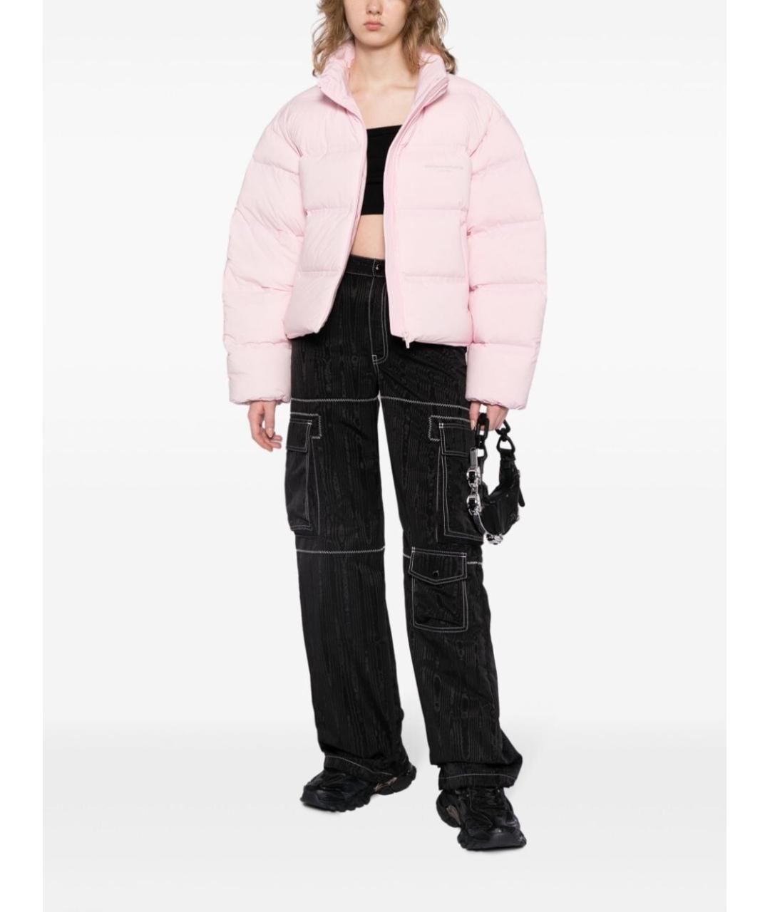 ALEXANDER WANG Розовая полиэстеровая куртка, фото 6