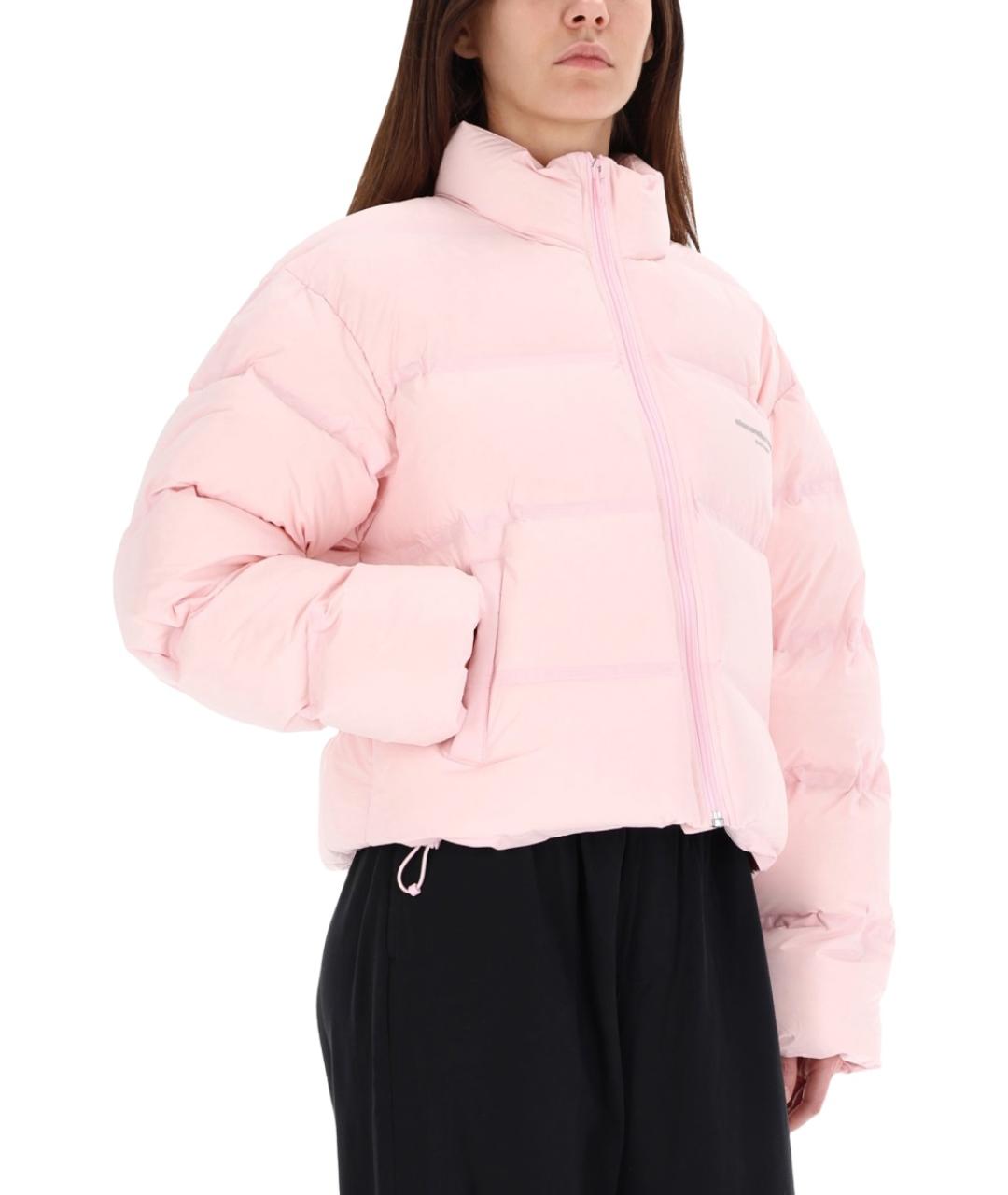 ALEXANDER WANG Розовая полиэстеровая куртка, фото 5