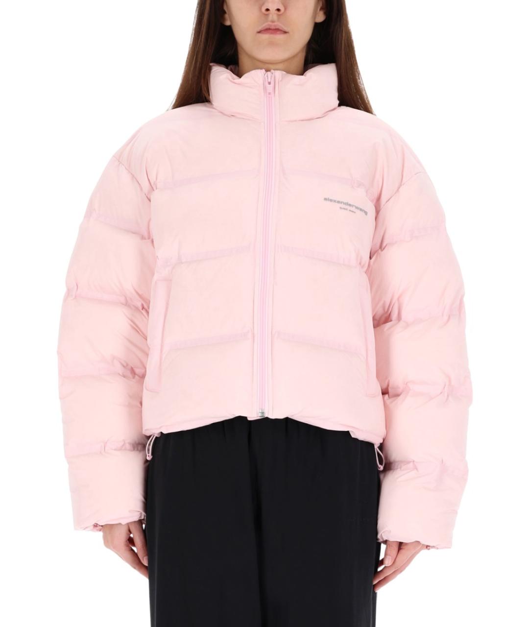 ALEXANDER WANG Розовая полиэстеровая куртка, фото 2