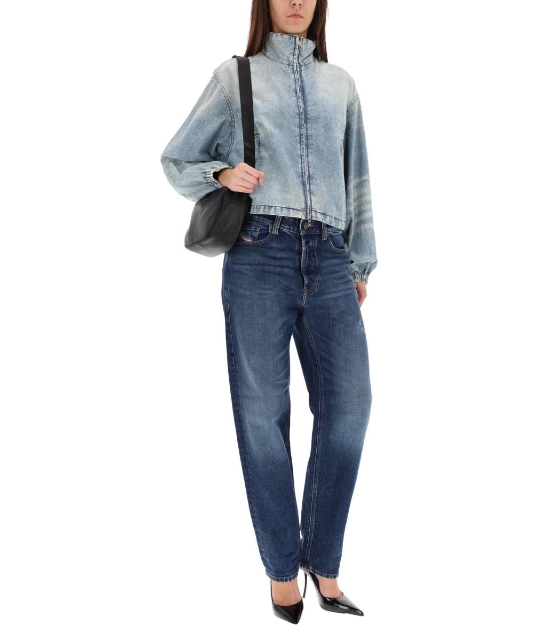 DIESEL Голубая хлопковая куртка, фото 4