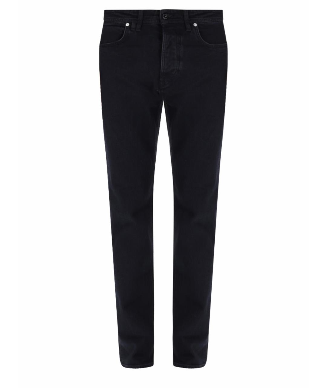STONE ISLAND Черные деним повседневные брюки, фото 1