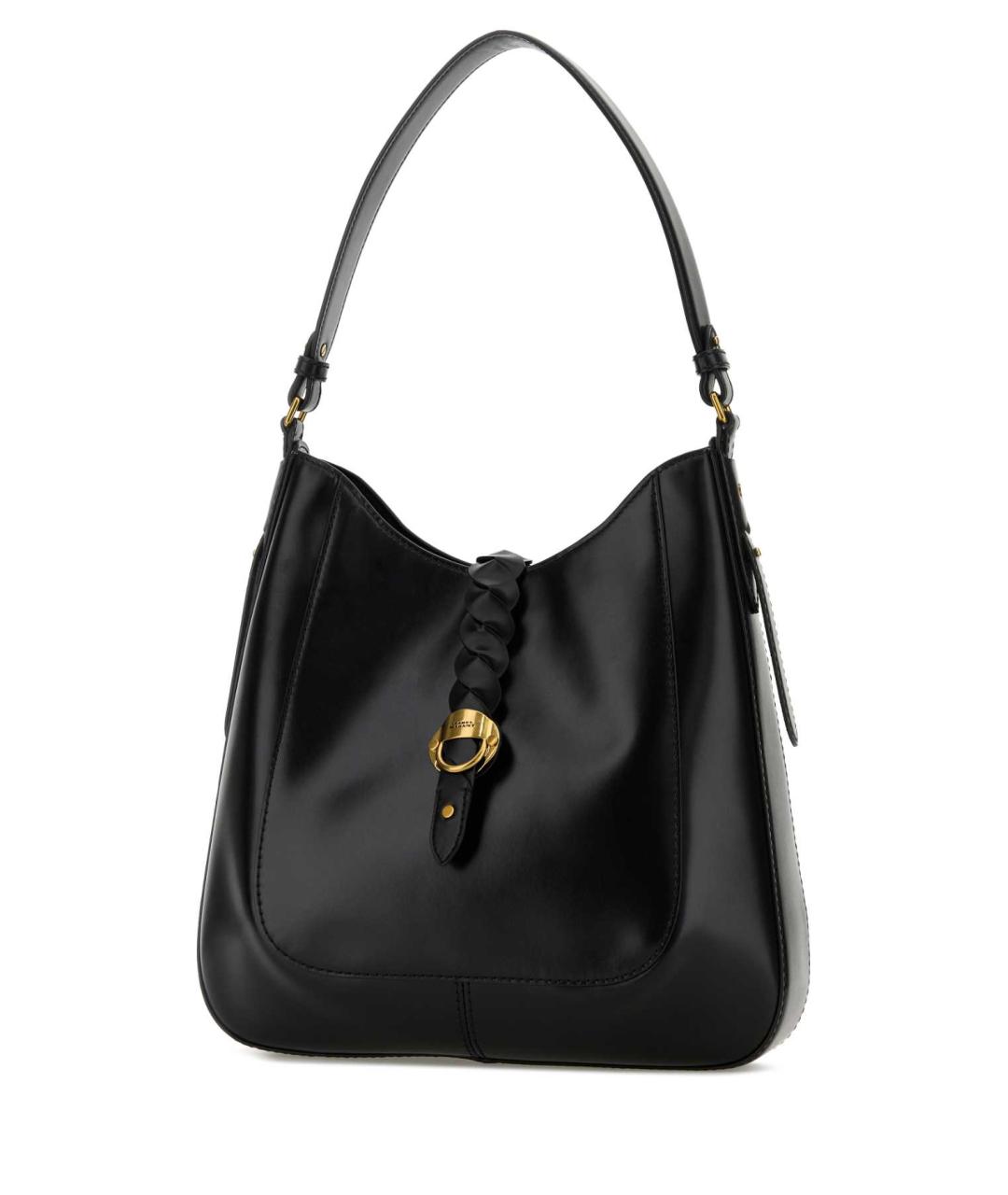 ISABEL MARANT Черная кожаная сумка через плечо, фото 2