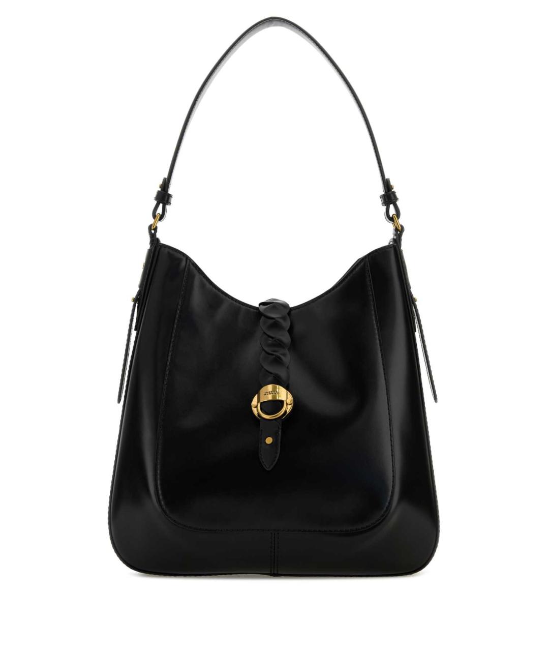 ISABEL MARANT Черная кожаная сумка через плечо, фото 1