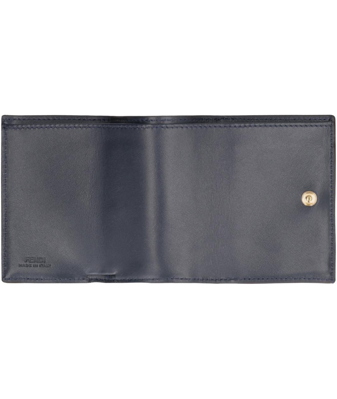 FENDI Черный кошелек, фото 4