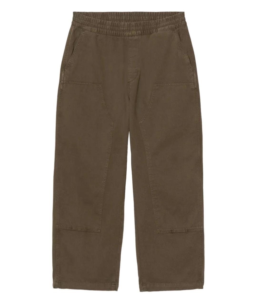 CARHARTT WIP Зеленые хлопковые повседневные брюки, фото 1