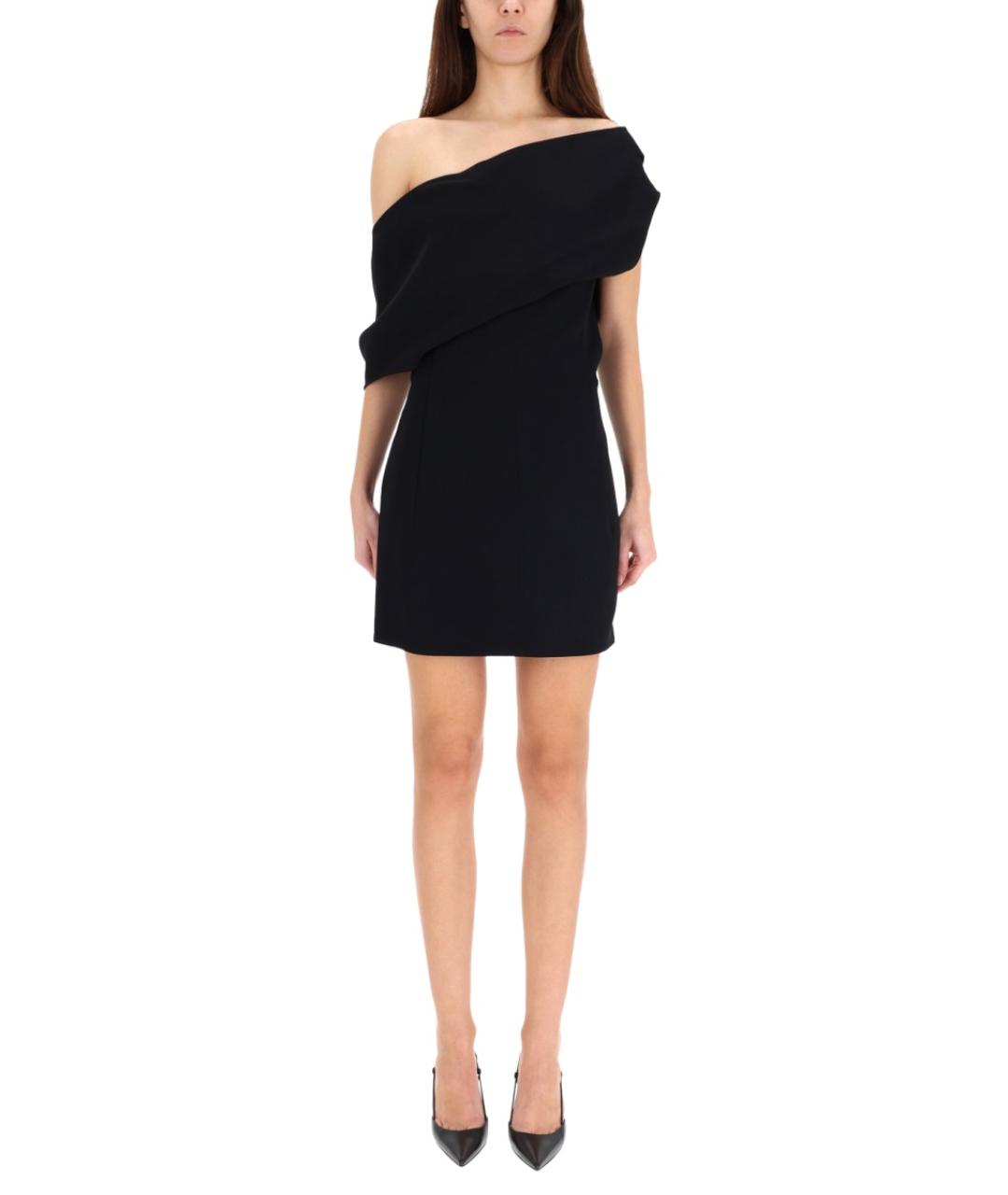 JACQUEMUS Черное полиэстеровое повседневное платье, фото 2