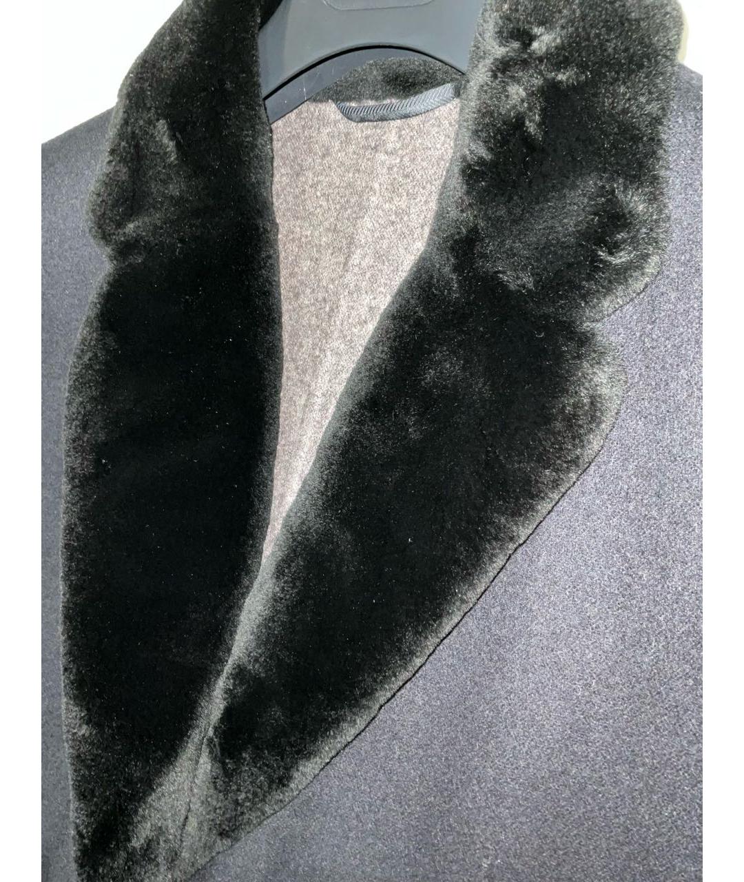ERMENEGILDO ZEGNA XXX Черное кашемировое пальто, фото 4