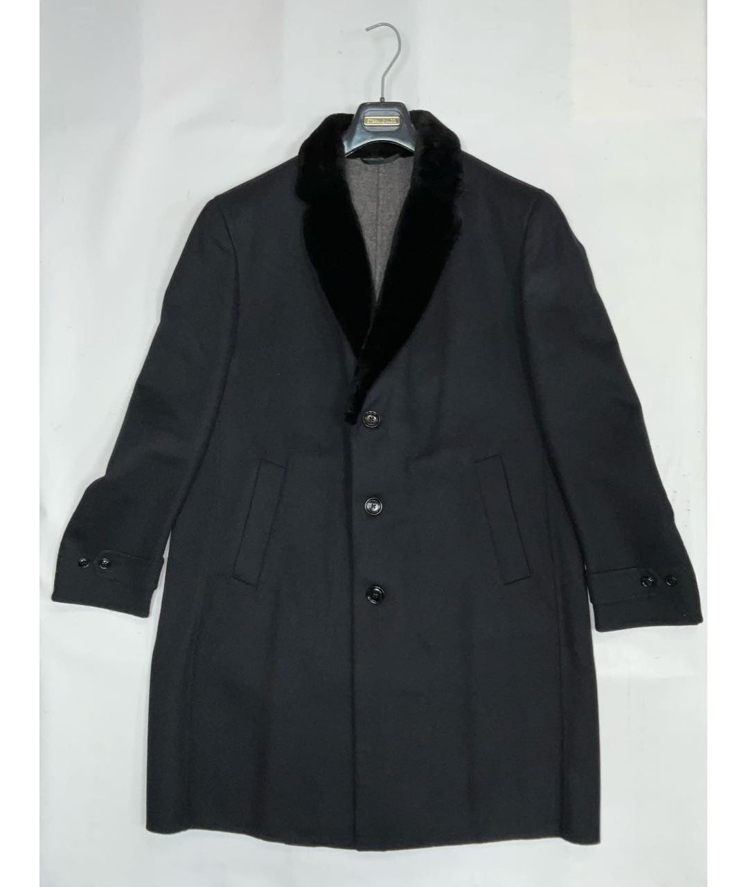 ERMENEGILDO ZEGNA XXX Черное кашемировое пальто, фото 8