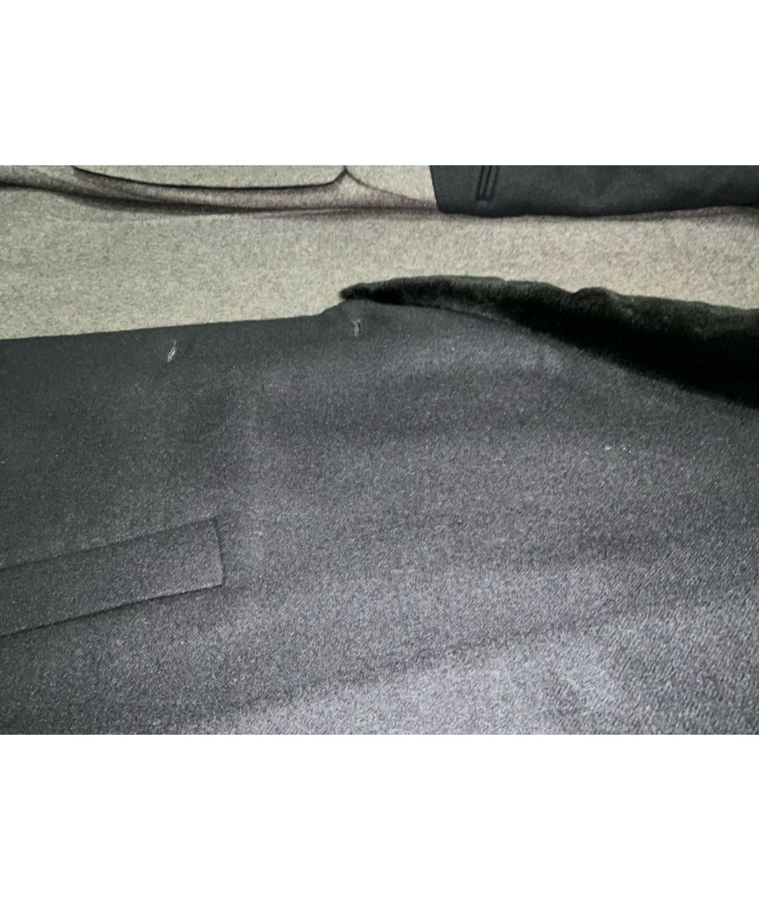 ERMENEGILDO ZEGNA XXX Черное кашемировое пальто, фото 3