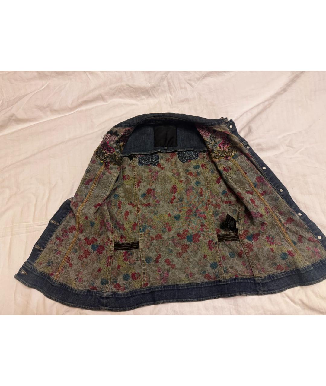 PHILIPP PLEIN Синий деним жилет, фото 5