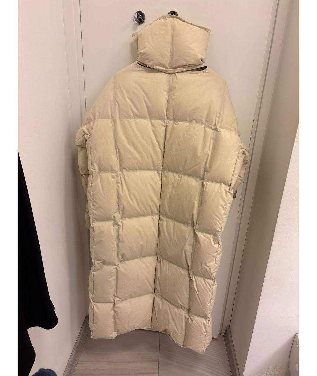 BOTTEGA VENETA Бежевый хлопковый пуховик, фото 3
