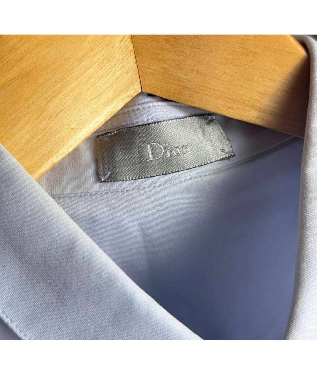 CHRISTIAN DIOR Голубая классическая рубашка, фото 2