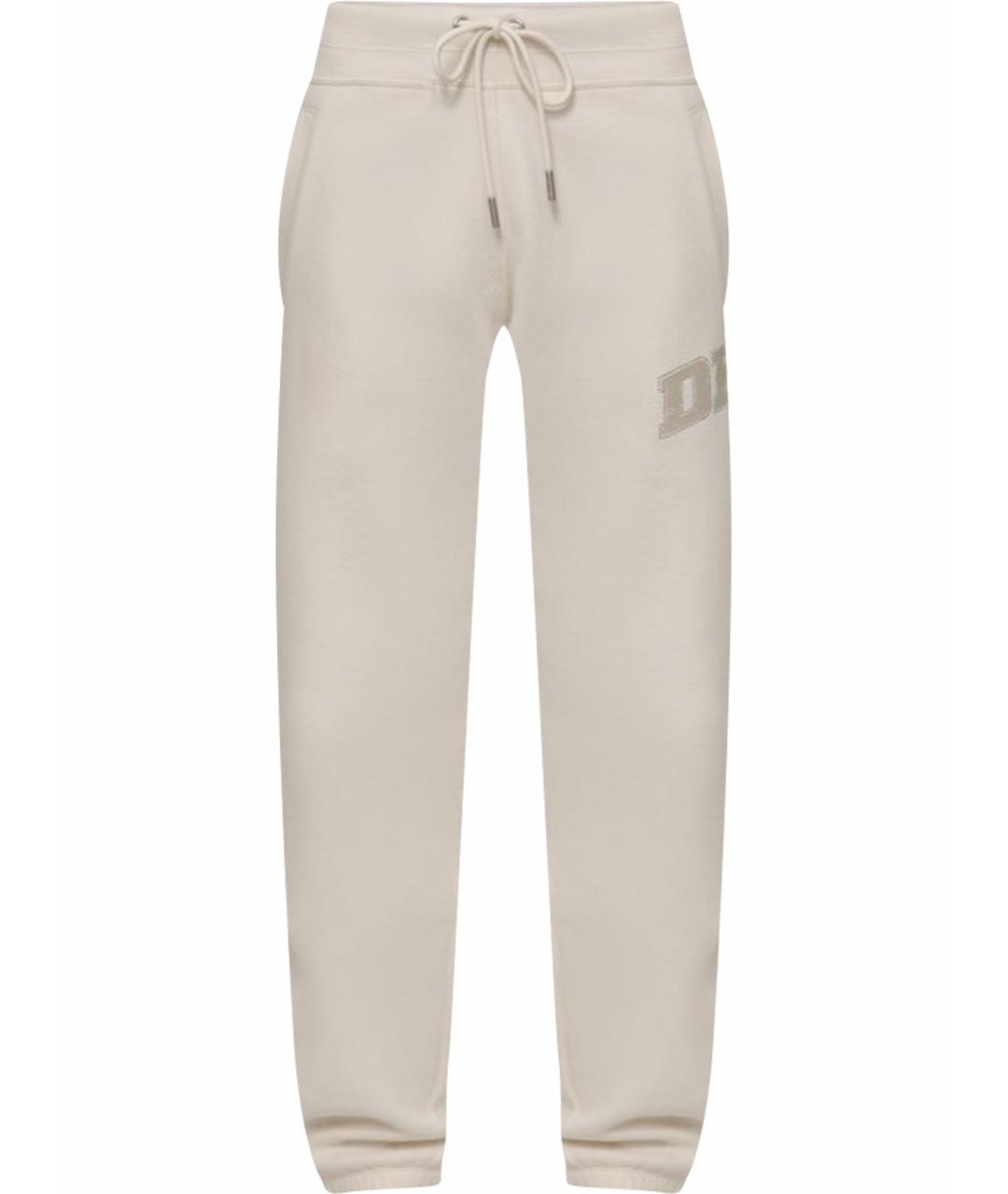 DKNY Бежевые хлопковые спортивные брюки и шорты, фото 1