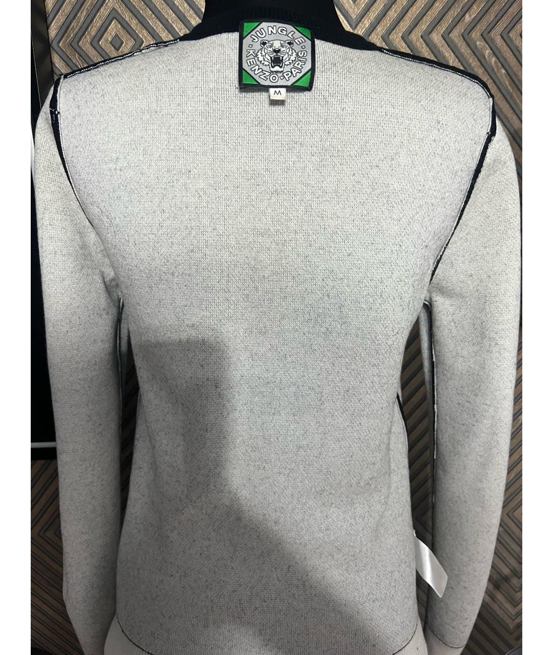 KENZO Черный хлопковый джемпер / свитер, фото 3