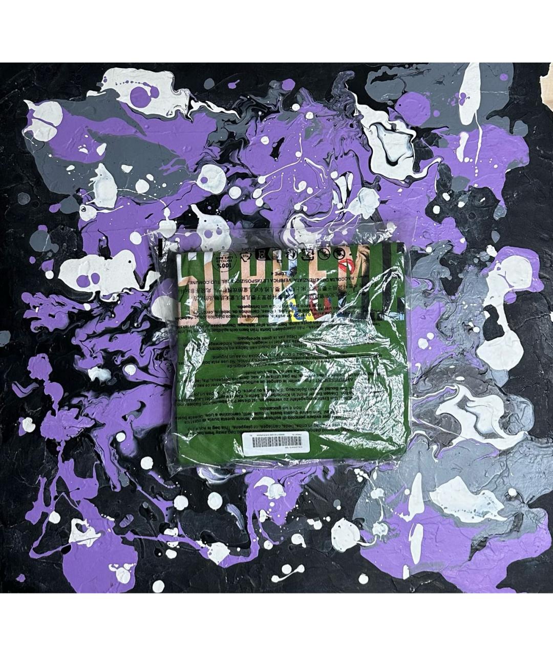 SUPREME Зеленая хлопковая футболка, фото 7