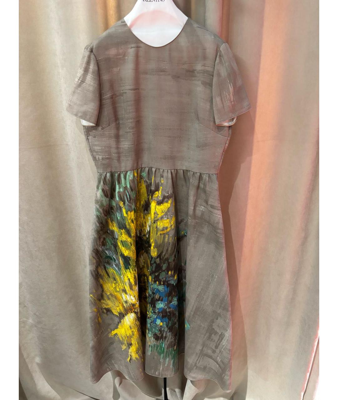 VALENTINO Бежевое платье, фото 9