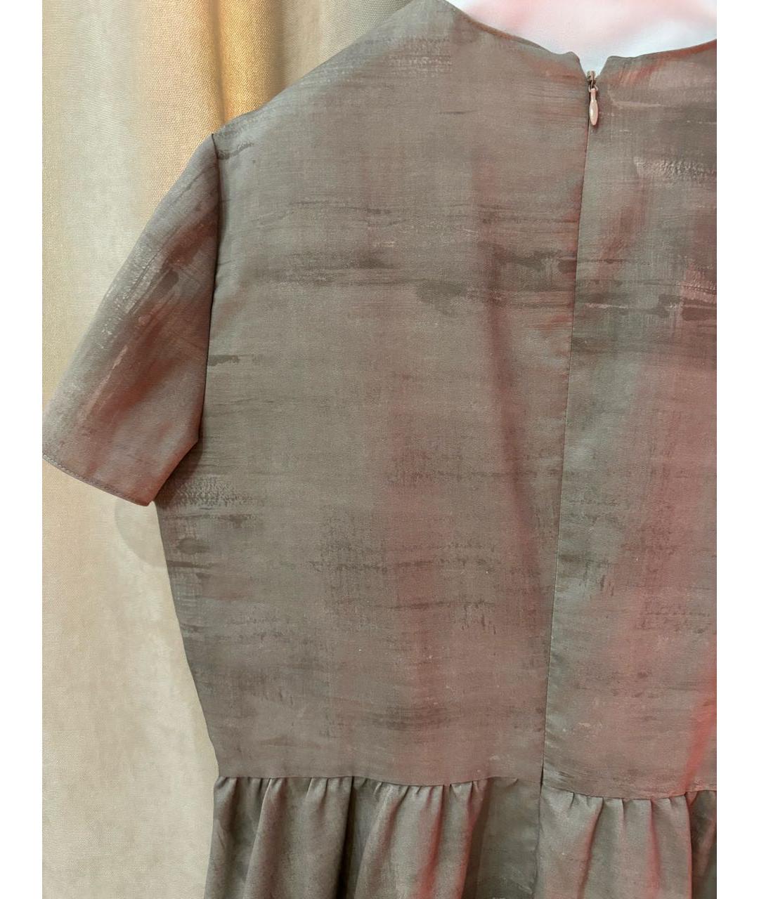 VALENTINO Бежевое платье, фото 5