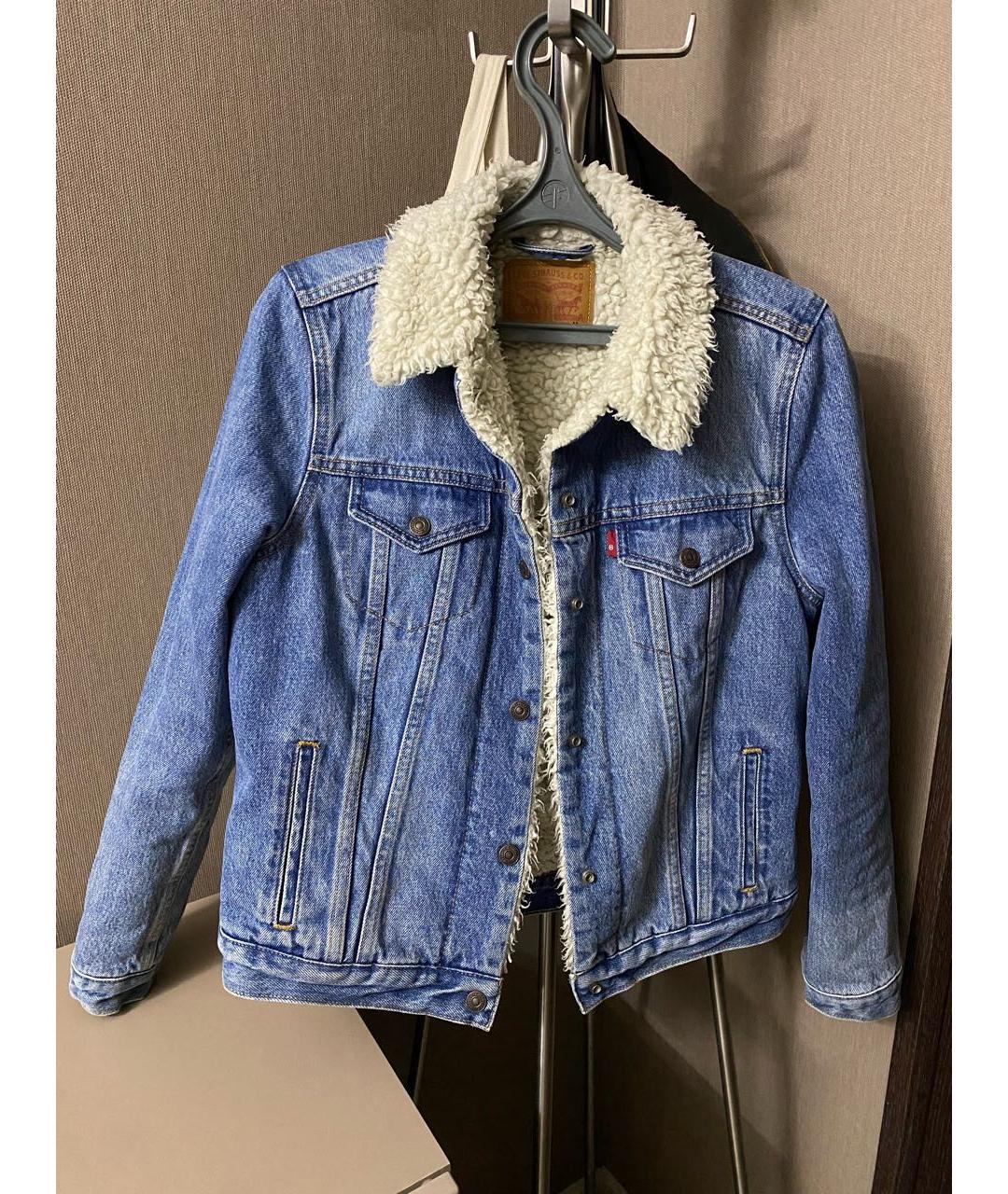 LEVI'S Синяя хлопковая куртка, фото 8