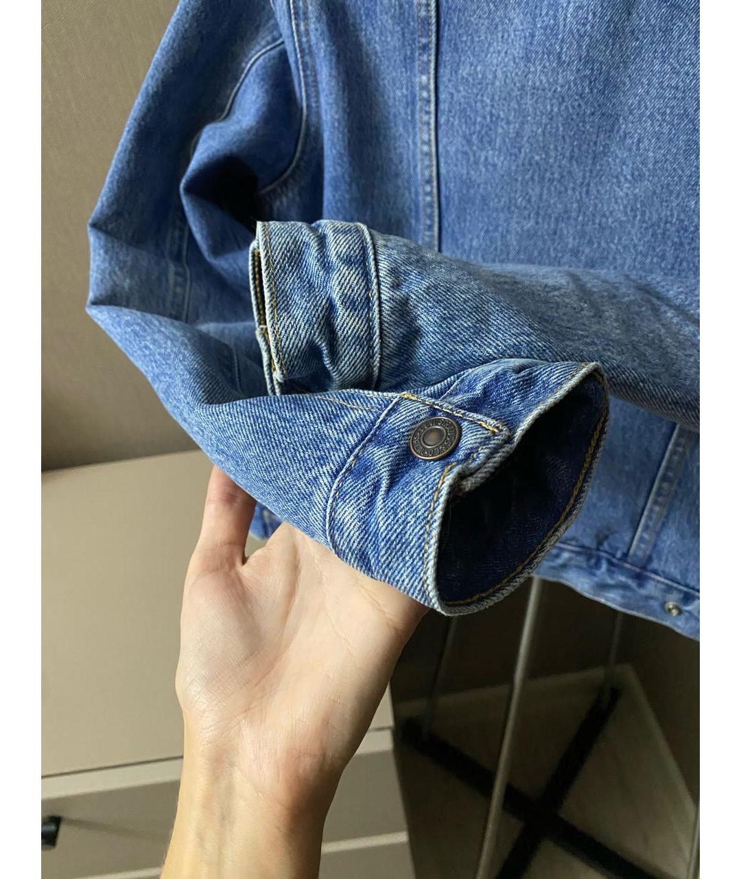 LEVI'S Синяя хлопковая куртка, фото 5