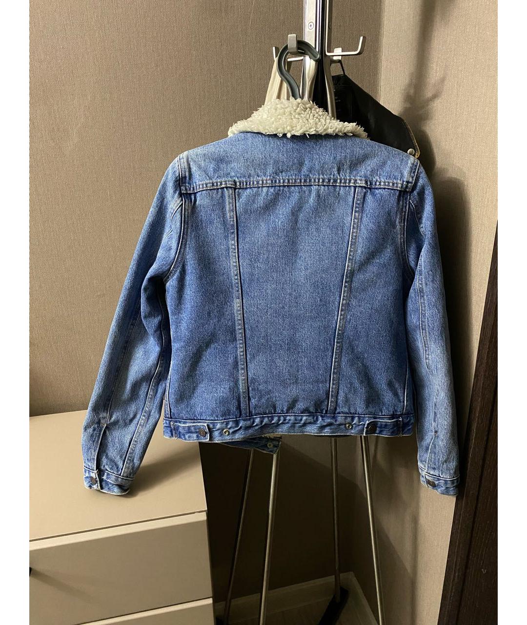 LEVI'S Синяя хлопковая куртка, фото 2