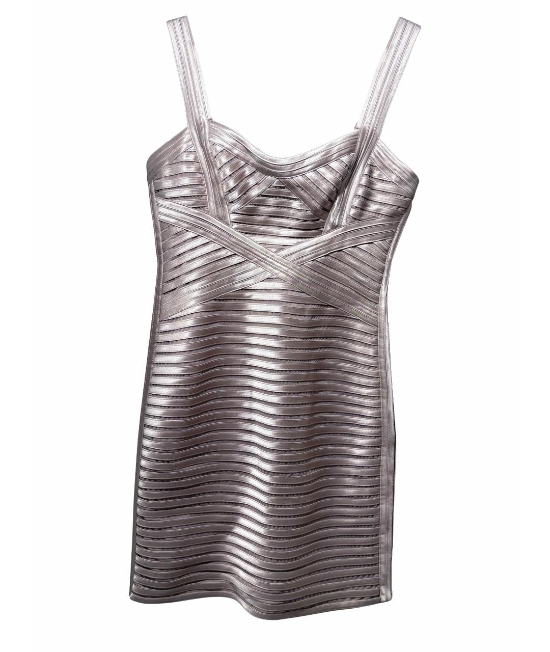 BCBG MAXAZRIA Бежевое сетчатое коктейльное платье, фото 1