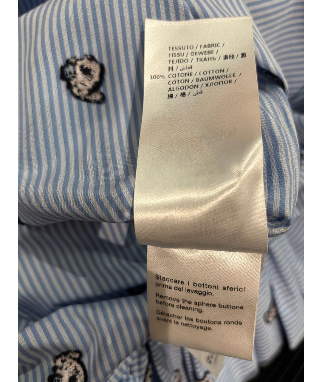 GUCCI Голубое хлопковое платье, фото 5