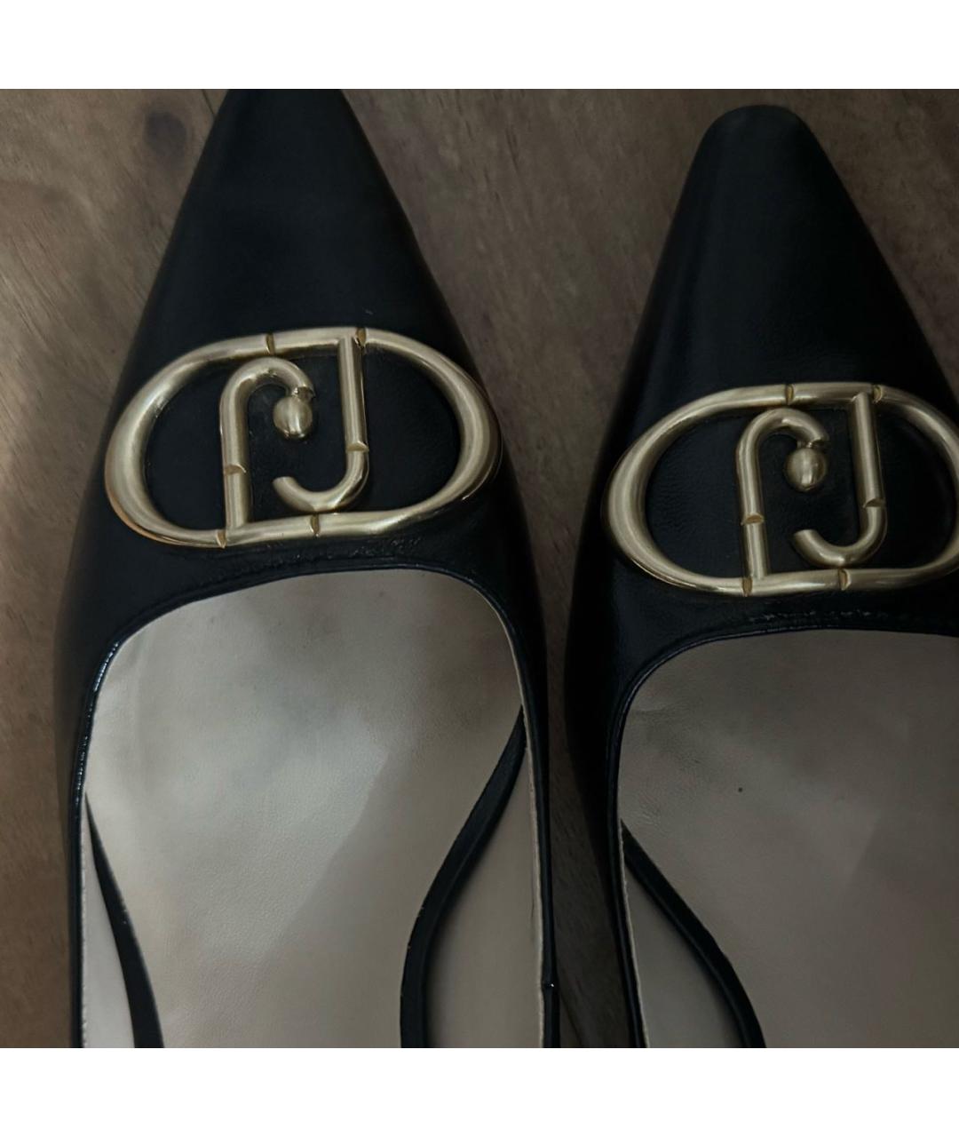 LIU JO Черные туфли из искусственной кожи, фото 3