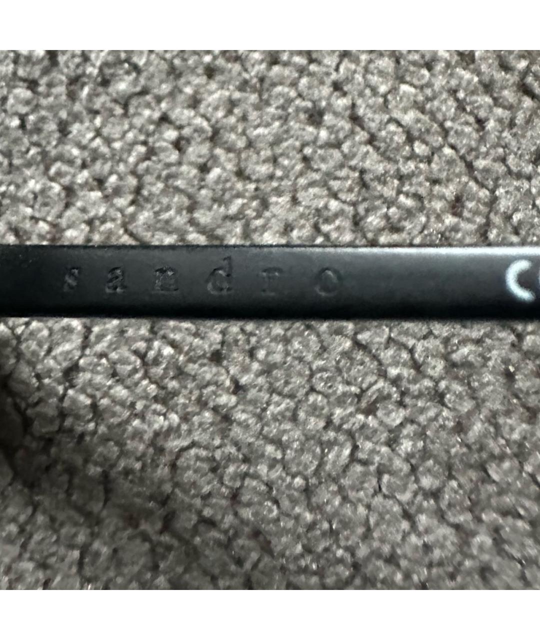 SANDRO Черные металлические солнцезащитные очки, фото 5