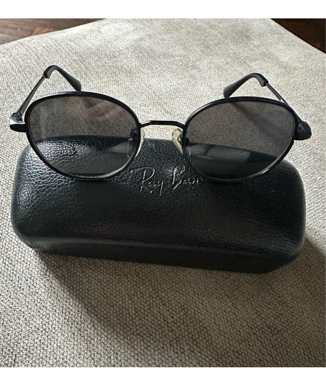 SANDRO Черные металлические солнцезащитные очки, фото 7