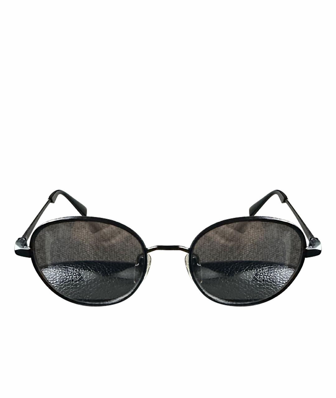 SANDRO Черные металлические солнцезащитные очки, фото 1