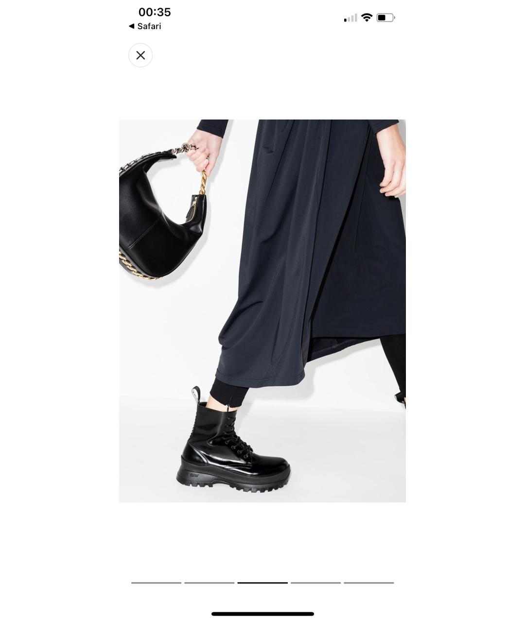 STELLA MCCARTNEY Черные ботинки, фото 4