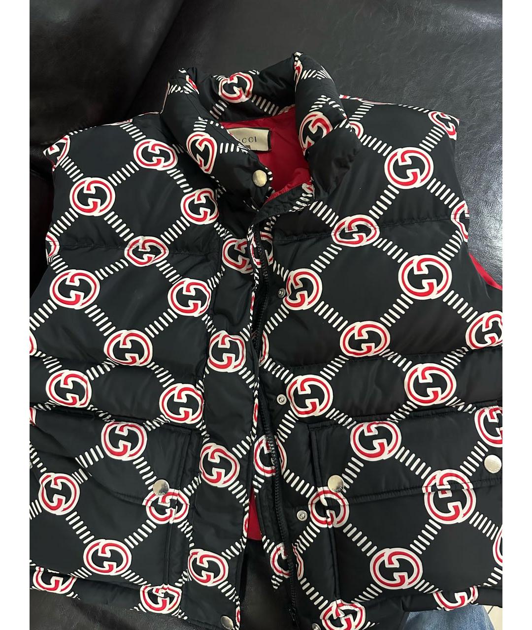 GUCCI Черный полиамидовый жилет, фото 6