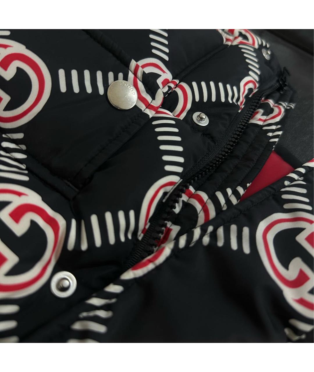 GUCCI Черный полиамидовый жилет, фото 4