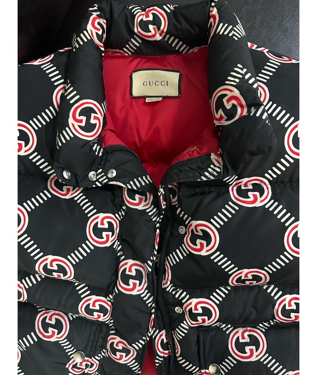 GUCCI Черный полиамидовый жилет, фото 3