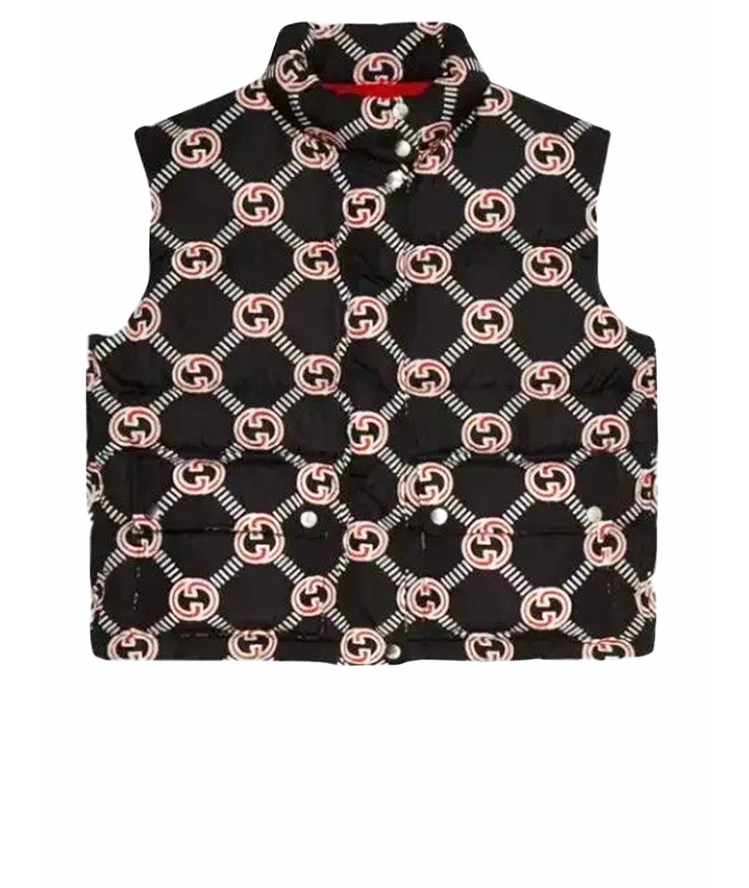 GUCCI Черный полиамидовый жилет, фото 1