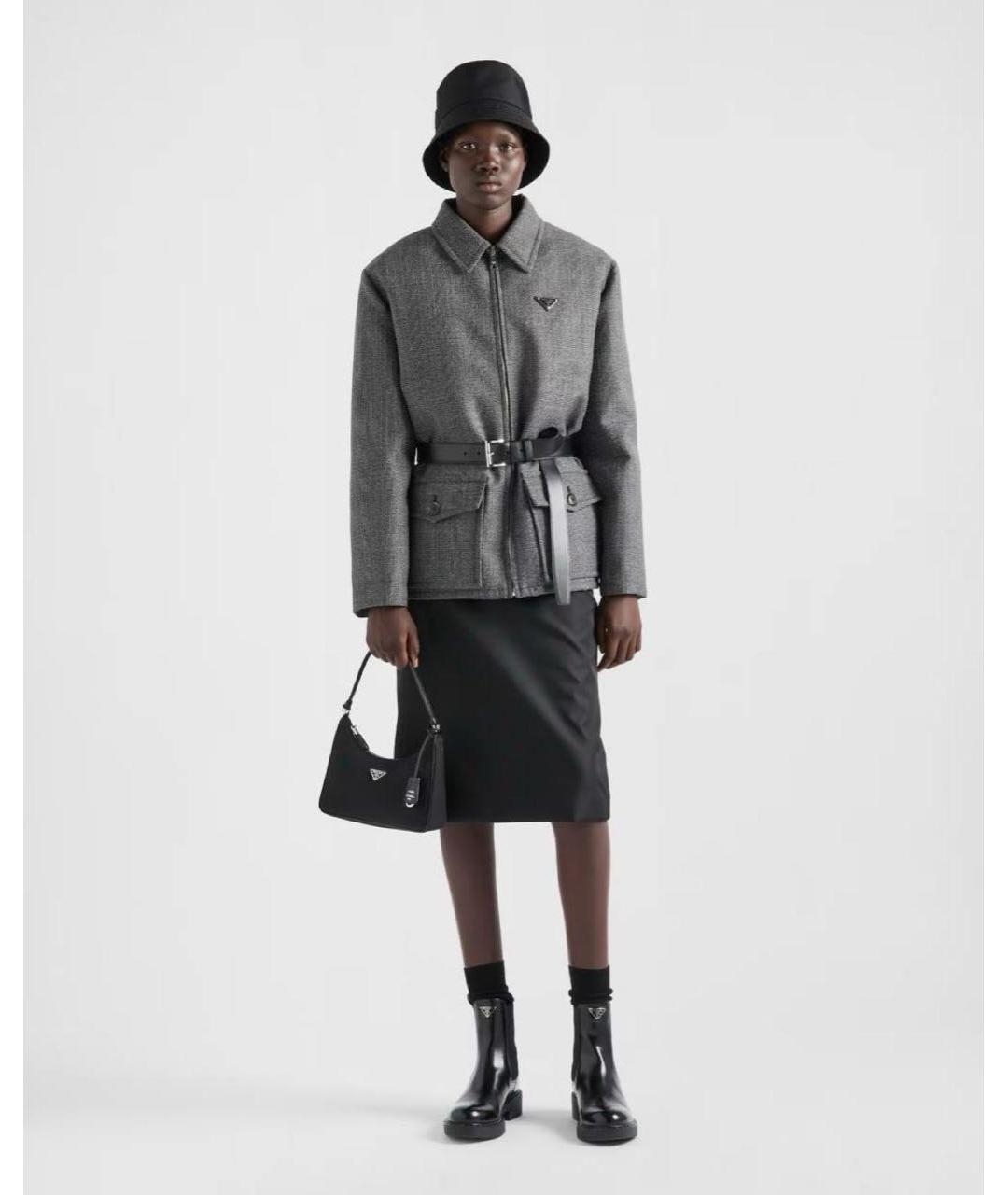 PRADA Черная сумка с короткими ручками, фото 6