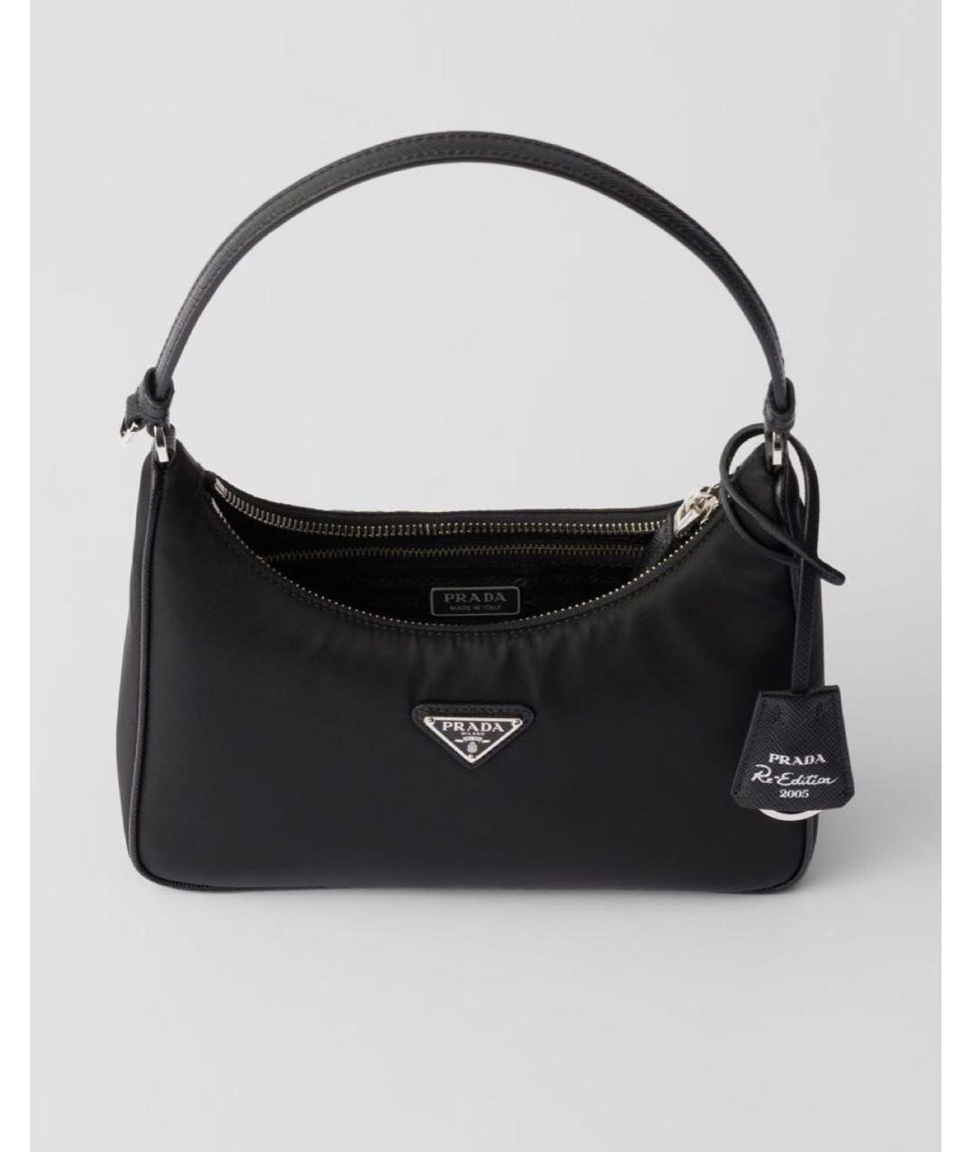 PRADA Черная сумка с короткими ручками, фото 4
