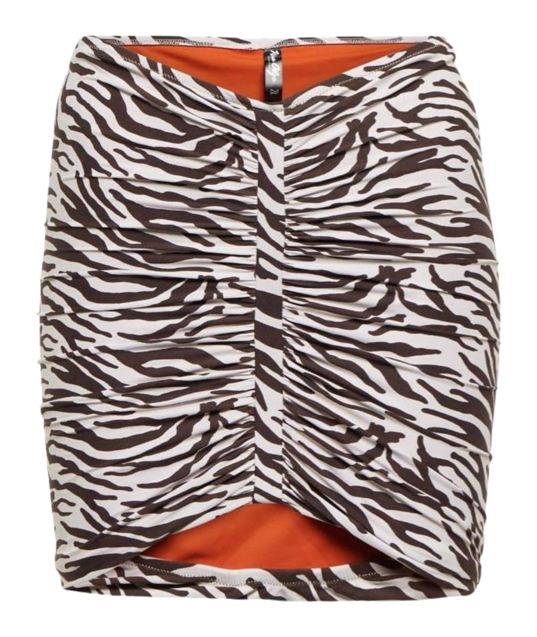 REINA OLGA Мульти полиамидовая юбка мини, фото 1