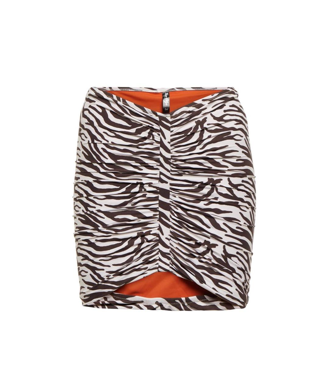 REINA OLGA Мульти полиамидовая юбка мини, фото 5