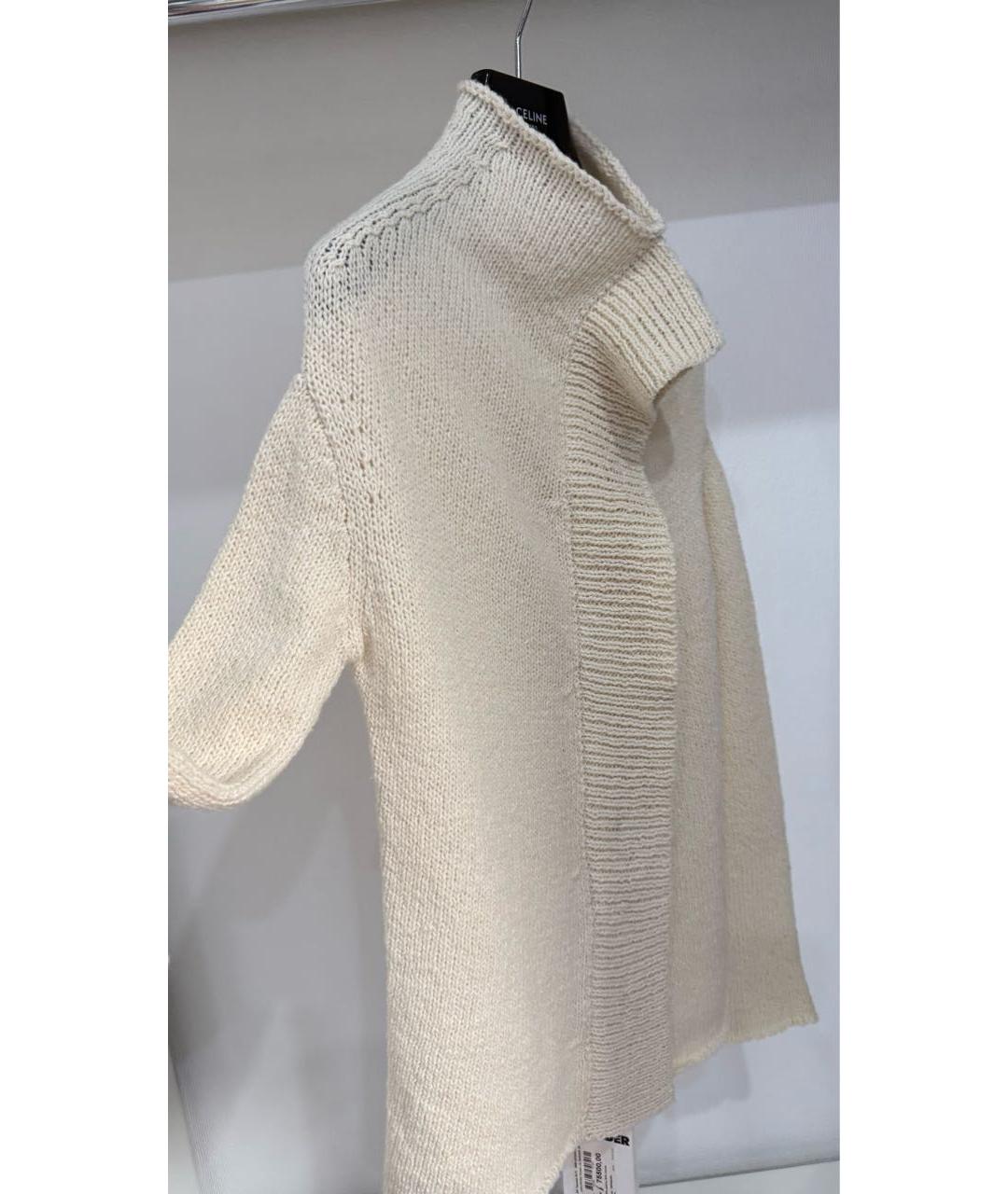 JIL SANDER Бежевый хлопковый джемпер / свитер, фото 6