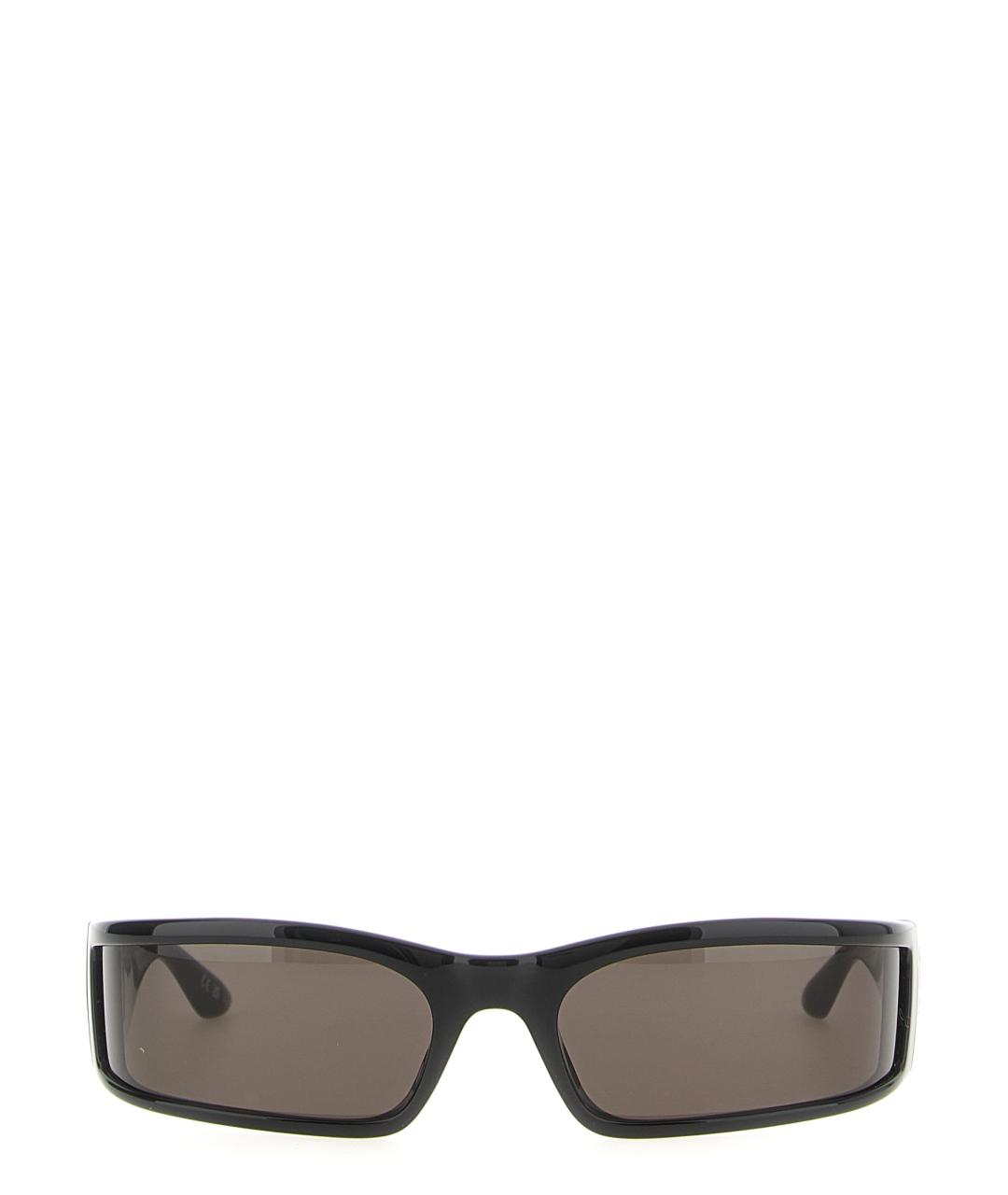 BALENCIAGA Черные пластиковые солнцезащитные очки, фото 1