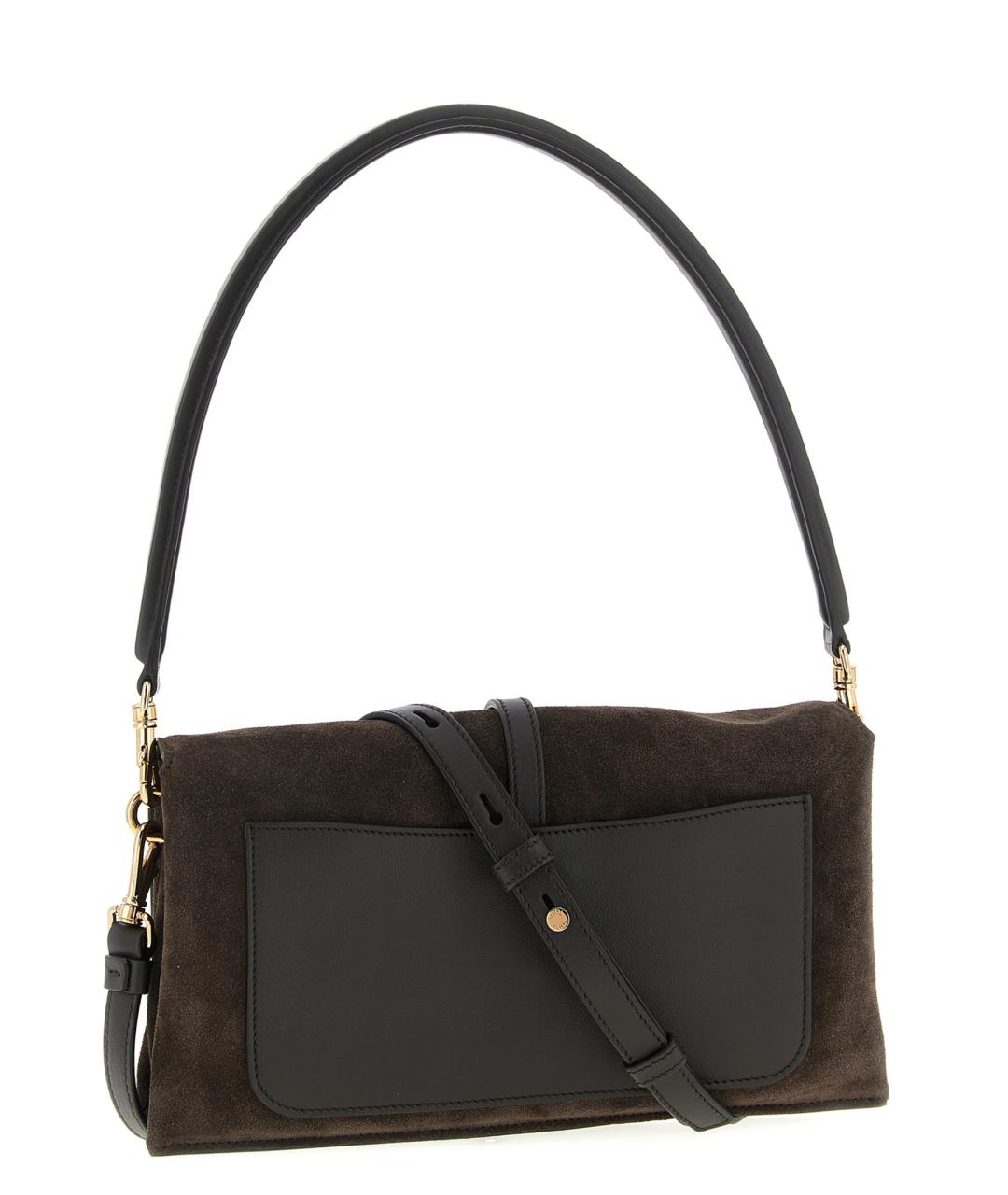 TOD'S Коричневая замшевая сумка через плечо, фото 2