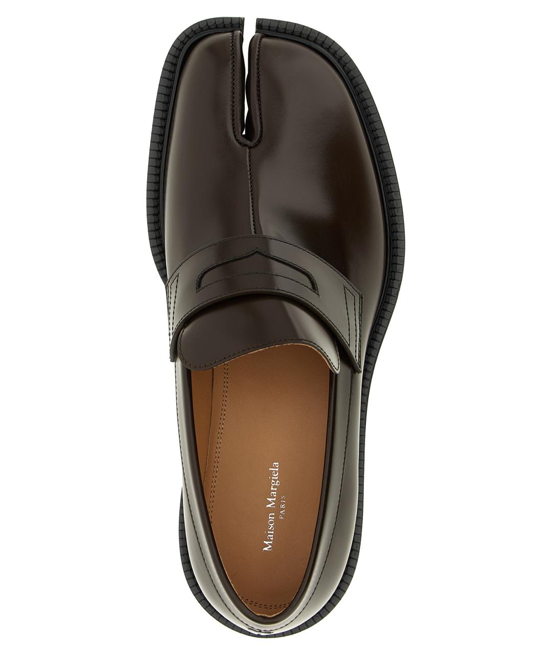 MAISON MARGIELA Коричневые кожаные лоферы, фото 4