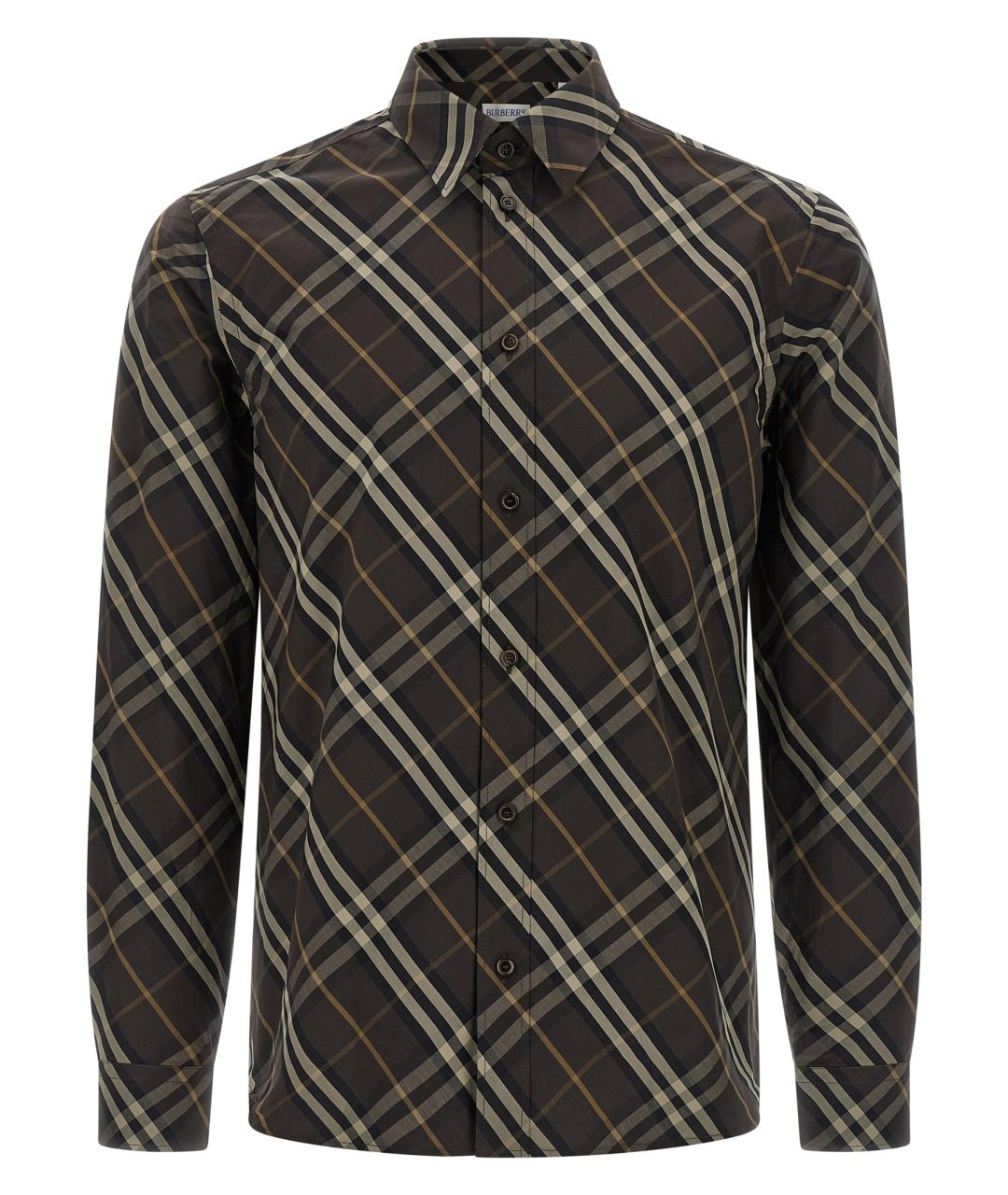 BURBERRY Мульти хлопковая кэжуал рубашка, фото 1