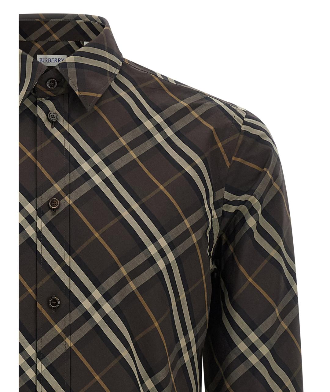 BURBERRY Мульти хлопковая кэжуал рубашка, фото 3